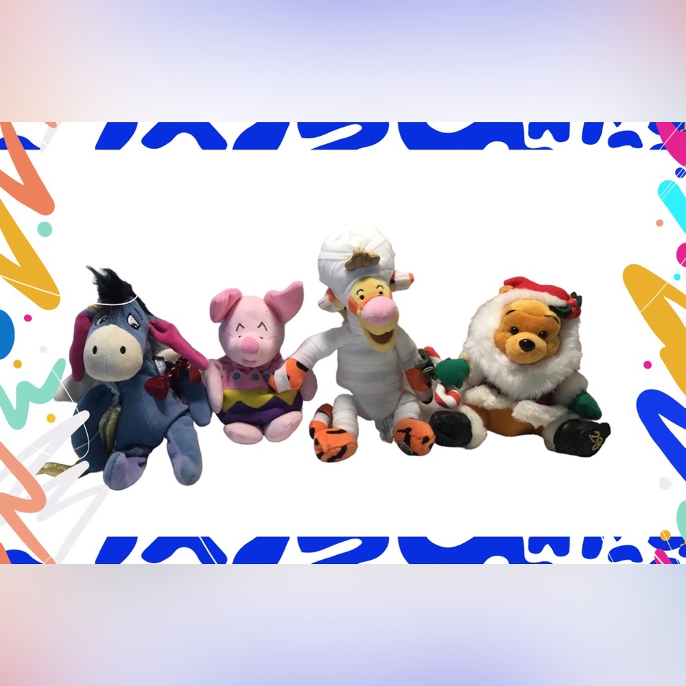 Disney Winnie the Pooh and friends beanie bags